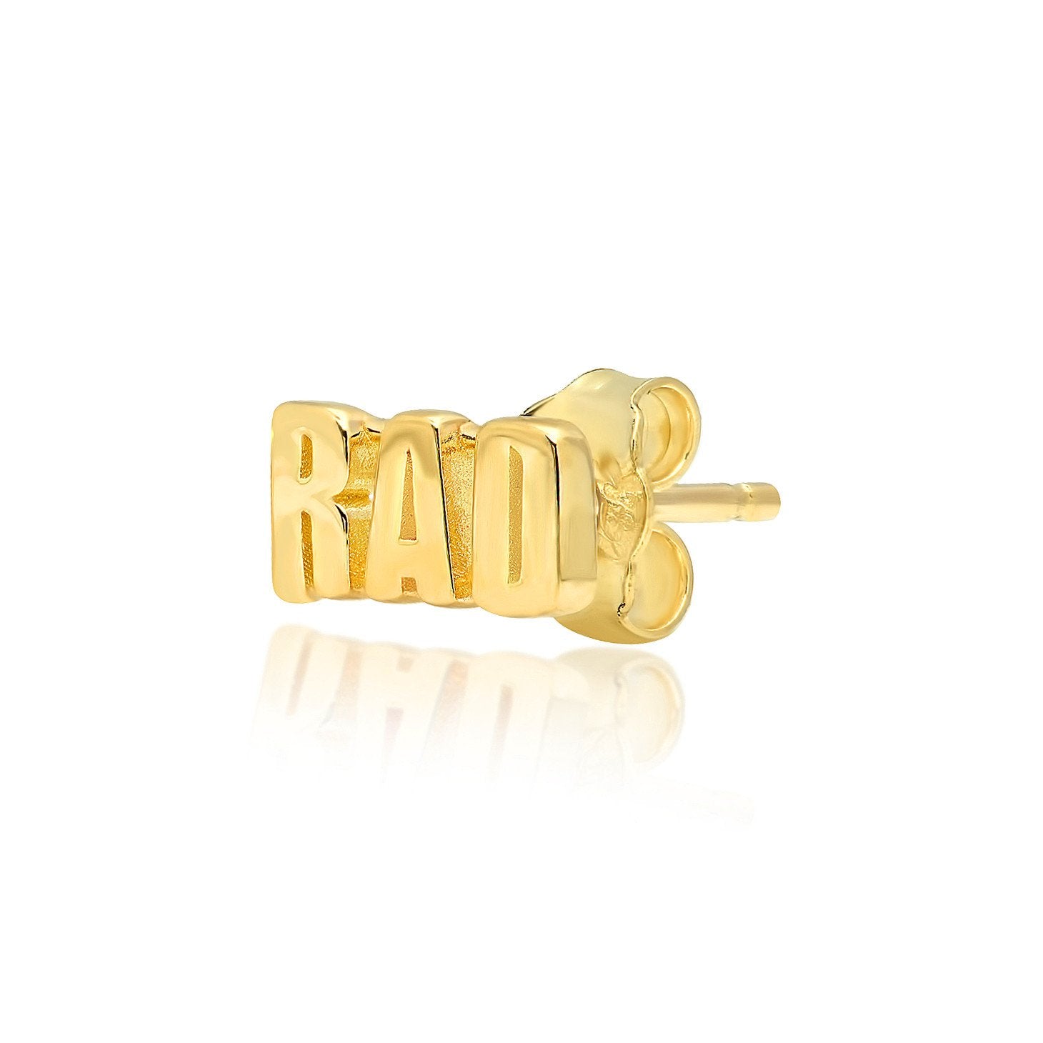"RAD" Stud Earrings (single)