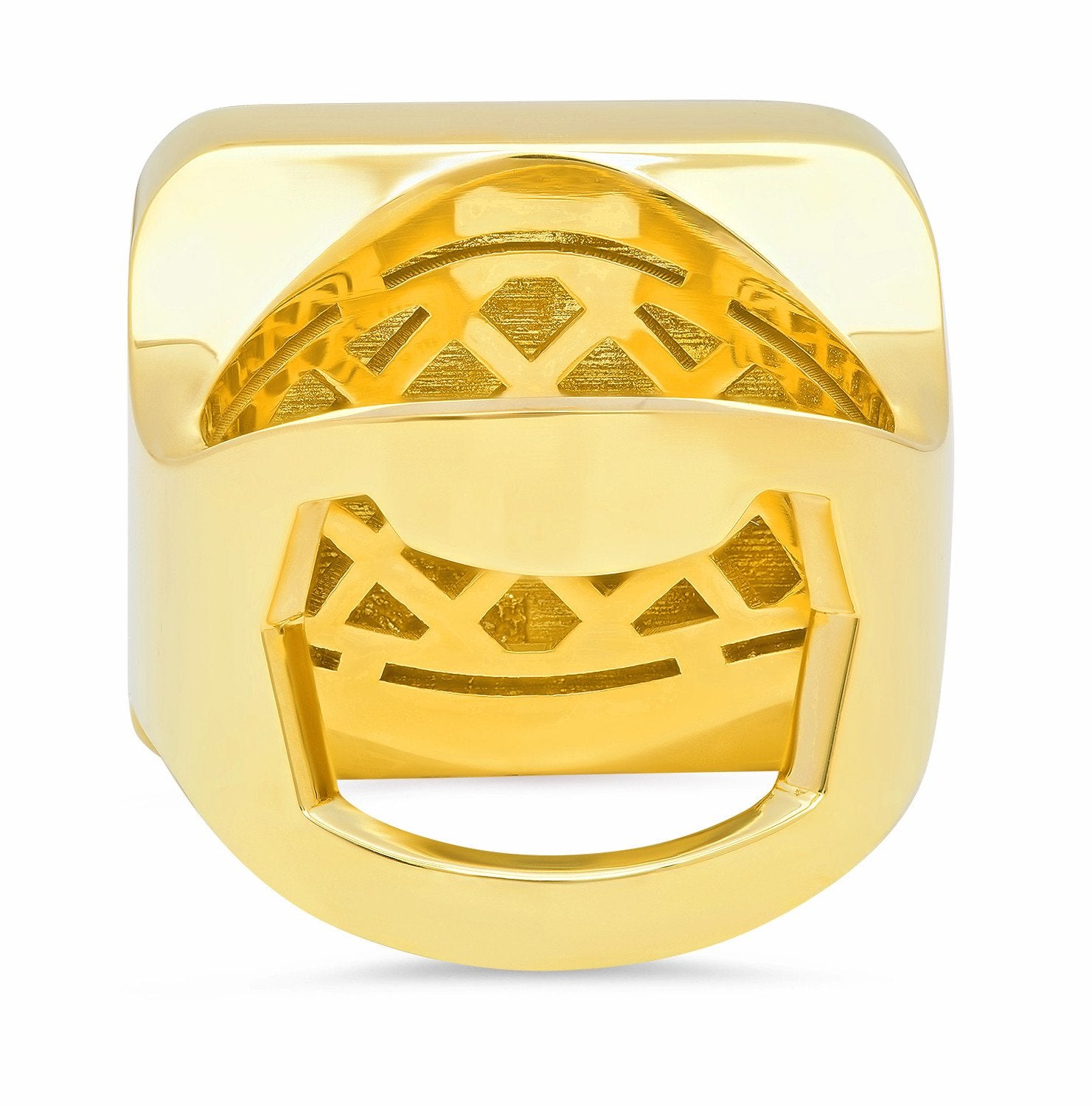 Men's Screen Bottle Opener Ring