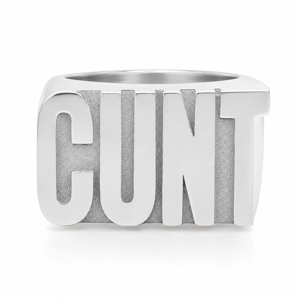 ESTABLISHED X STEPH METAL "CUNT" RING