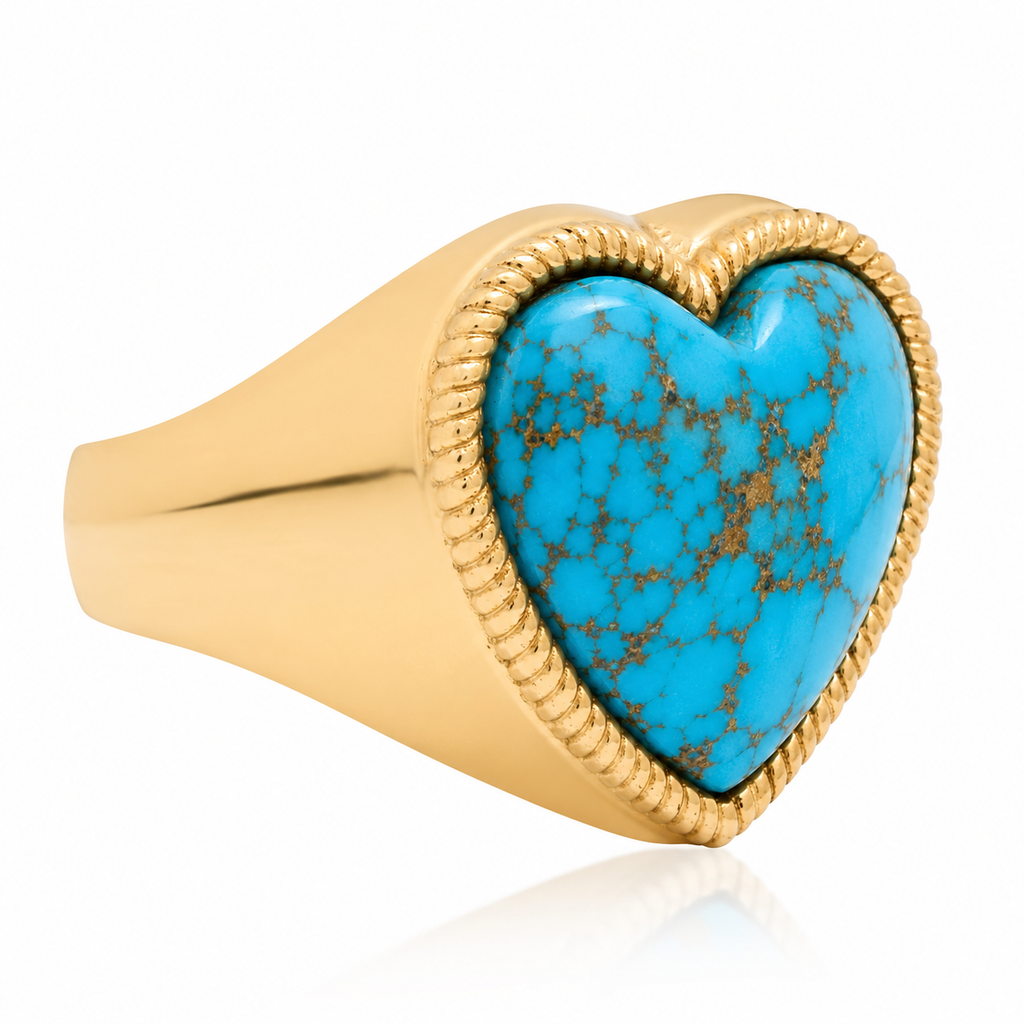 STONE HEART RING