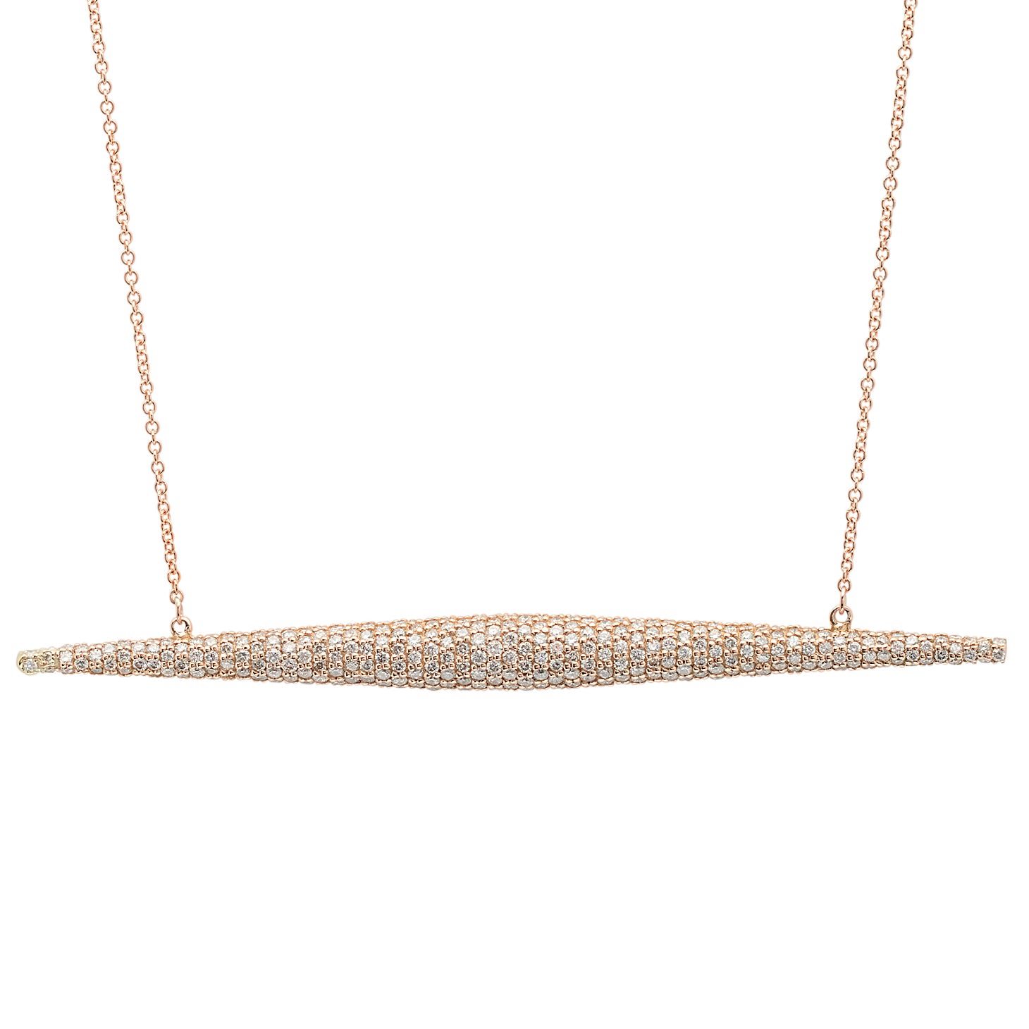 Diamond Torpedo Necklace