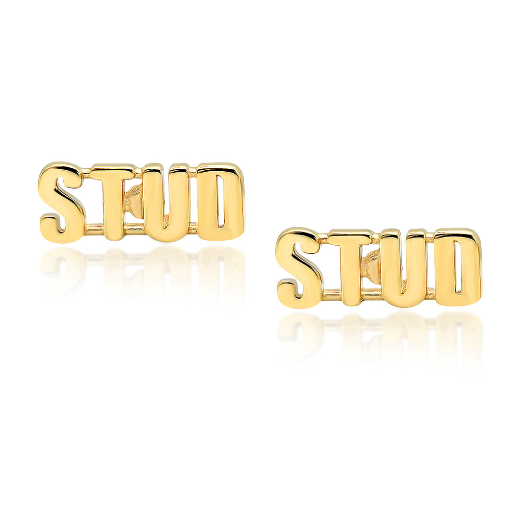 "STUD" Stud Earrings (single)