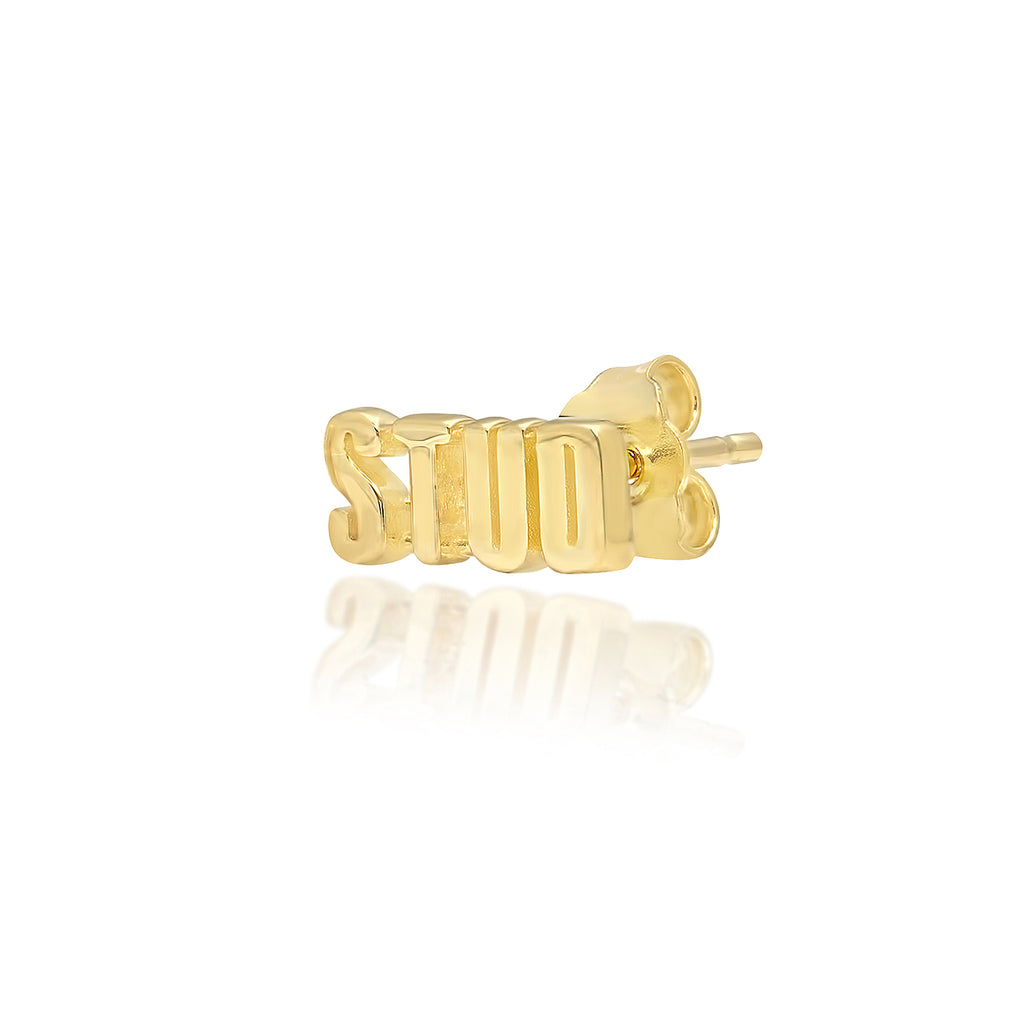 "STUD" Stud Earrings (single)