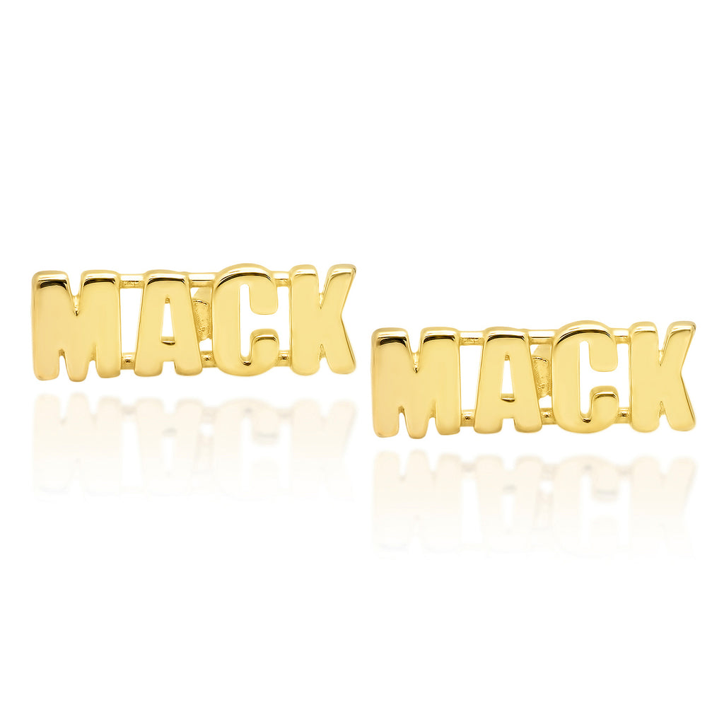 "MACK" Stud Earring (single)