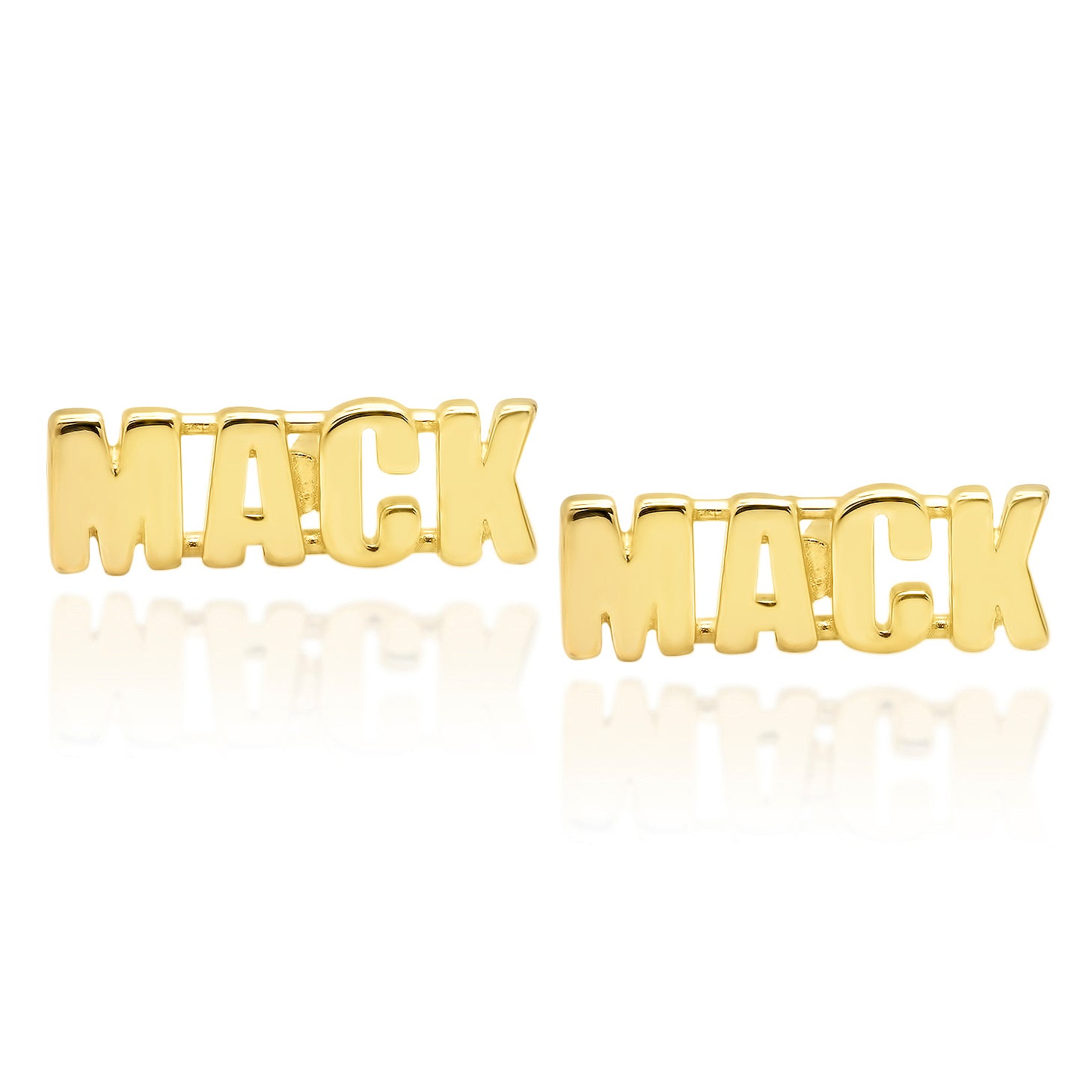 "MACK" Stud Earring (single)