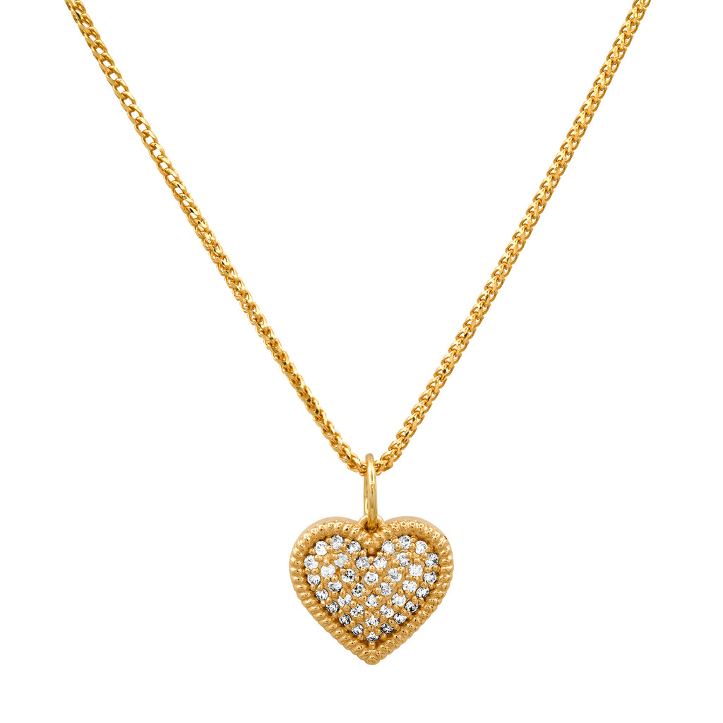 MINI DIAMOND HEART NECKLACE