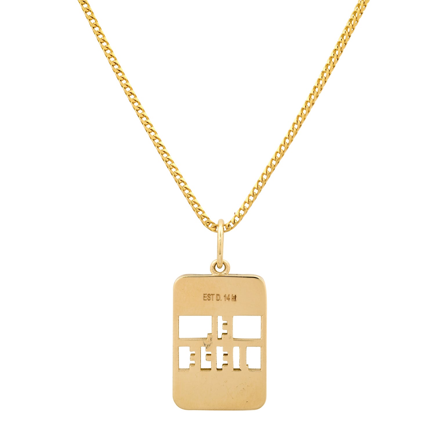 EL JEFE Bank Necklace with Inlay