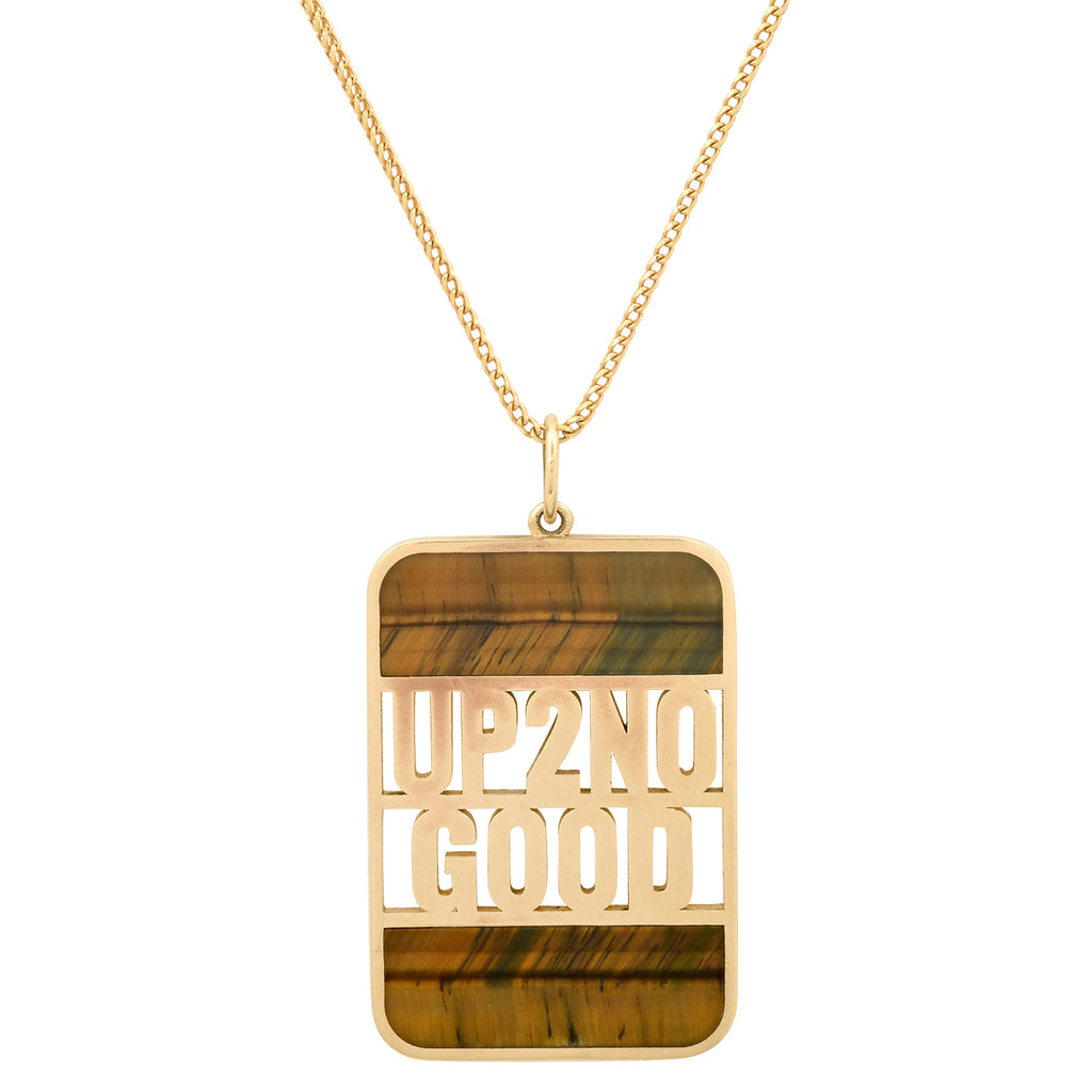 "UP 2 NO GOOD" XL BANK NECKLACE