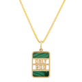 "ONLY GOD" BANK NECKLACE