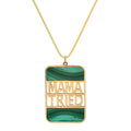 "MAMA TRIED" XL BANK NECKLACE
