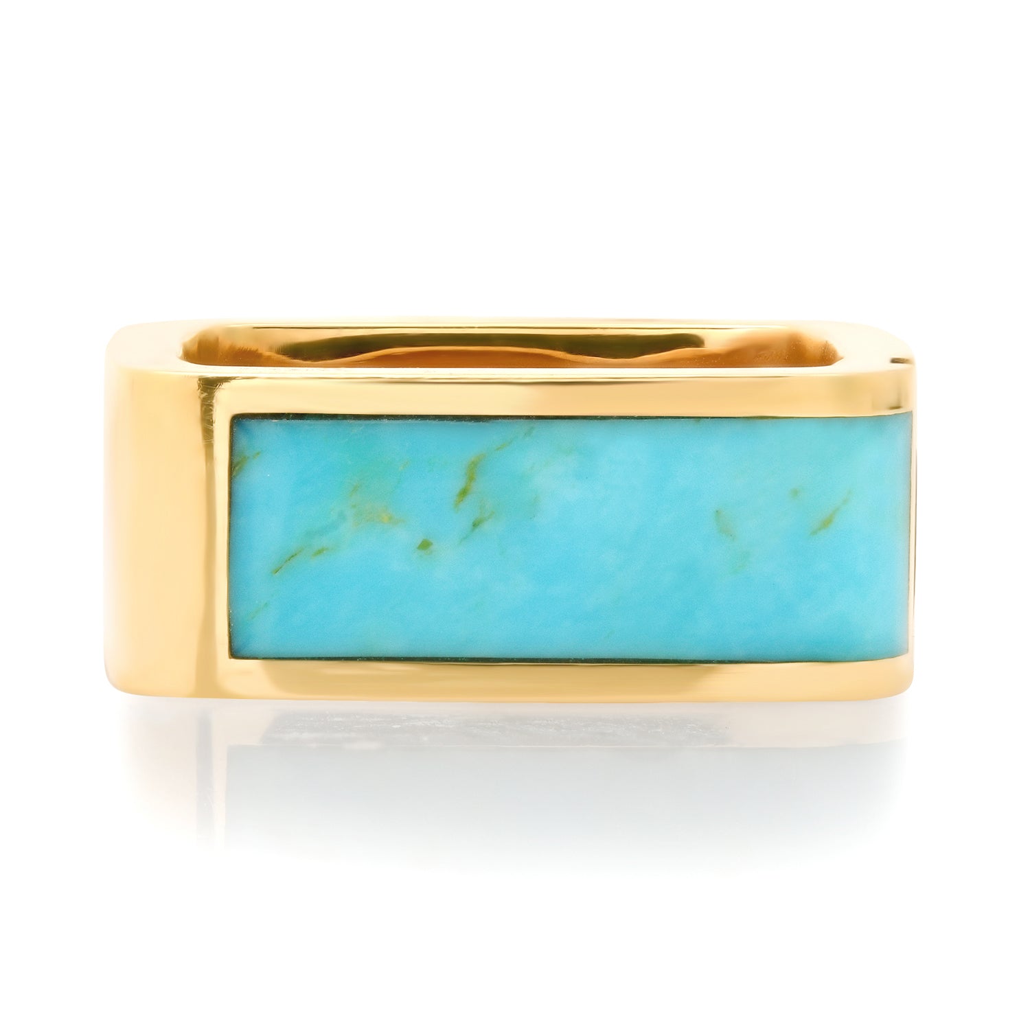 Lockdown Inlay Ring with Diamonds