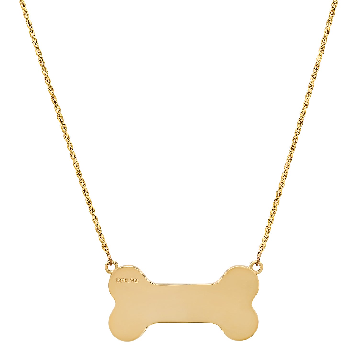 Dog Bone Pendant Necklace – Established Jewelry