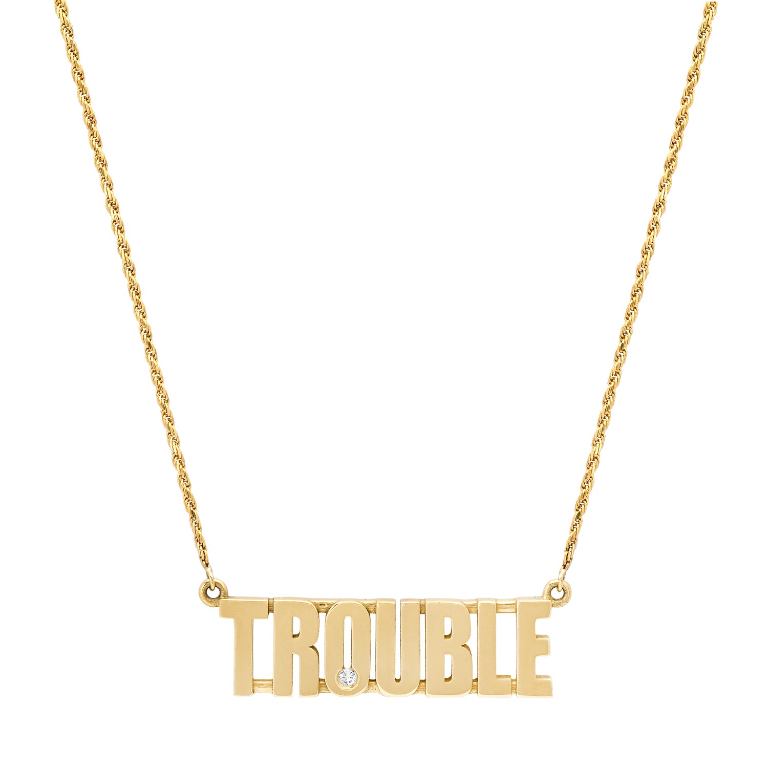 18K TROUBLE NECKLACE