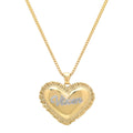 "VIXEN" PILLOW HEART NECKLACE