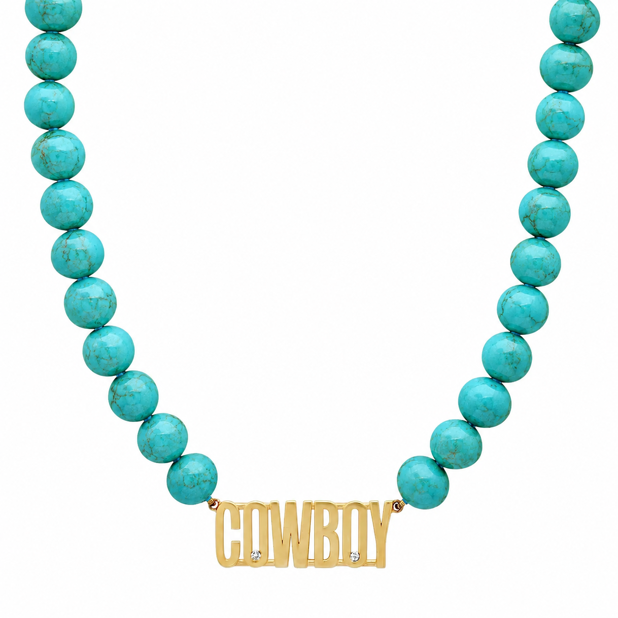 "COWBOY" BEADED NECKLACE