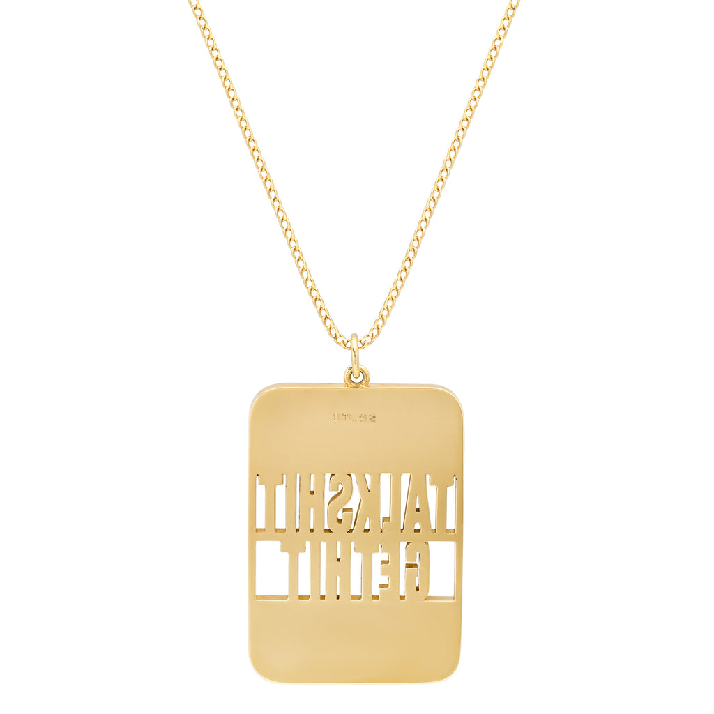 TALK SHIT GET HIT XL BANK WITH PAVE DIAMONDS