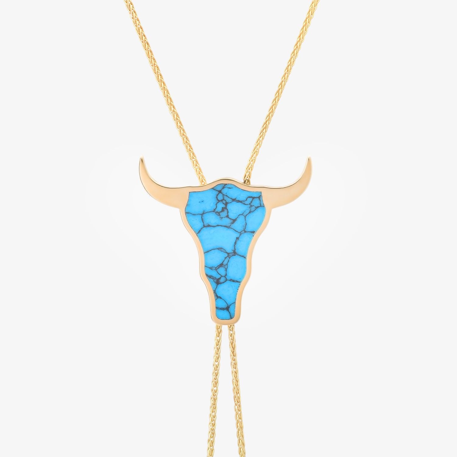 TURQUOISE BULLHEAD BOLO