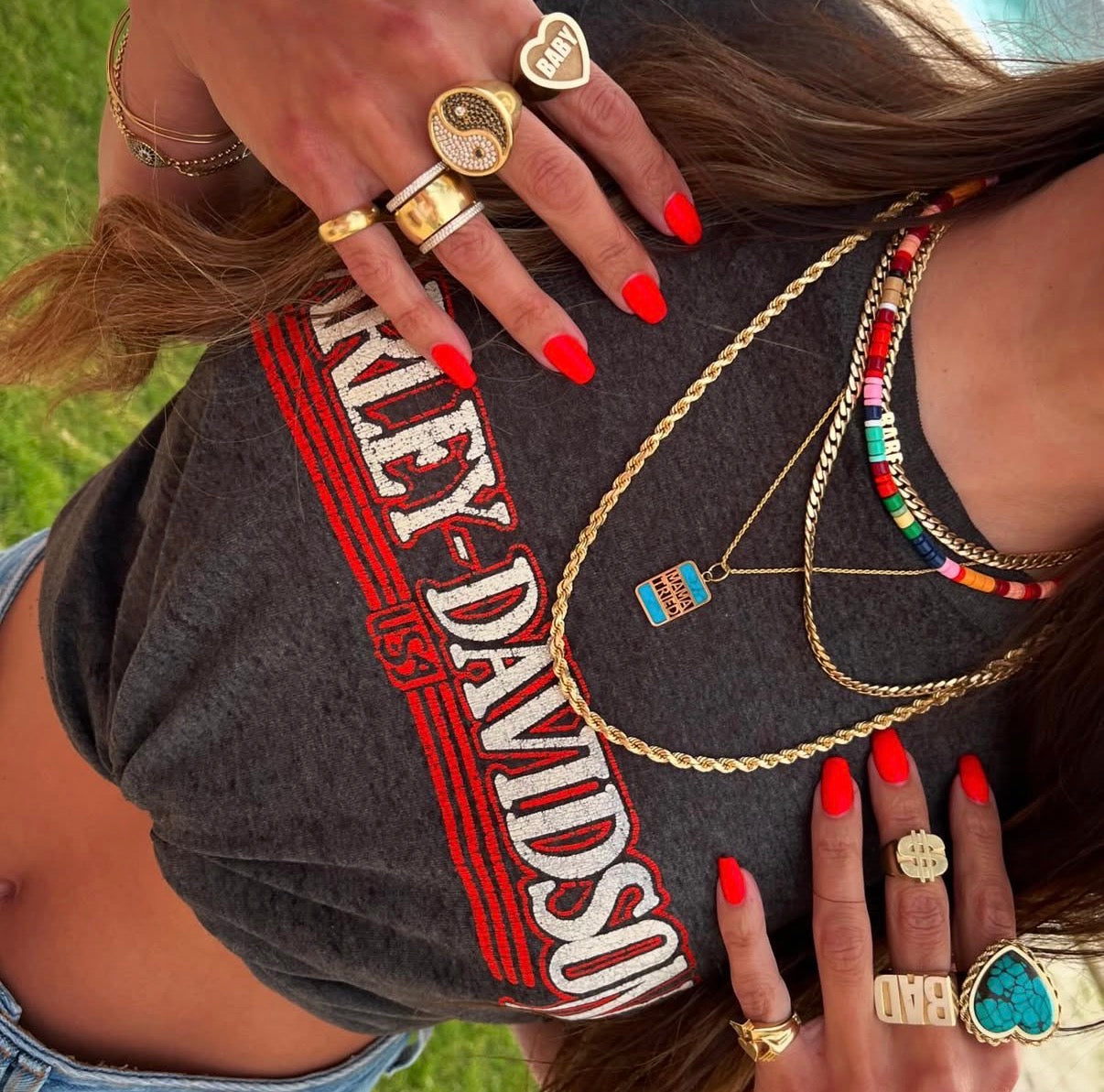 MAMA TRIED Bank Necklace