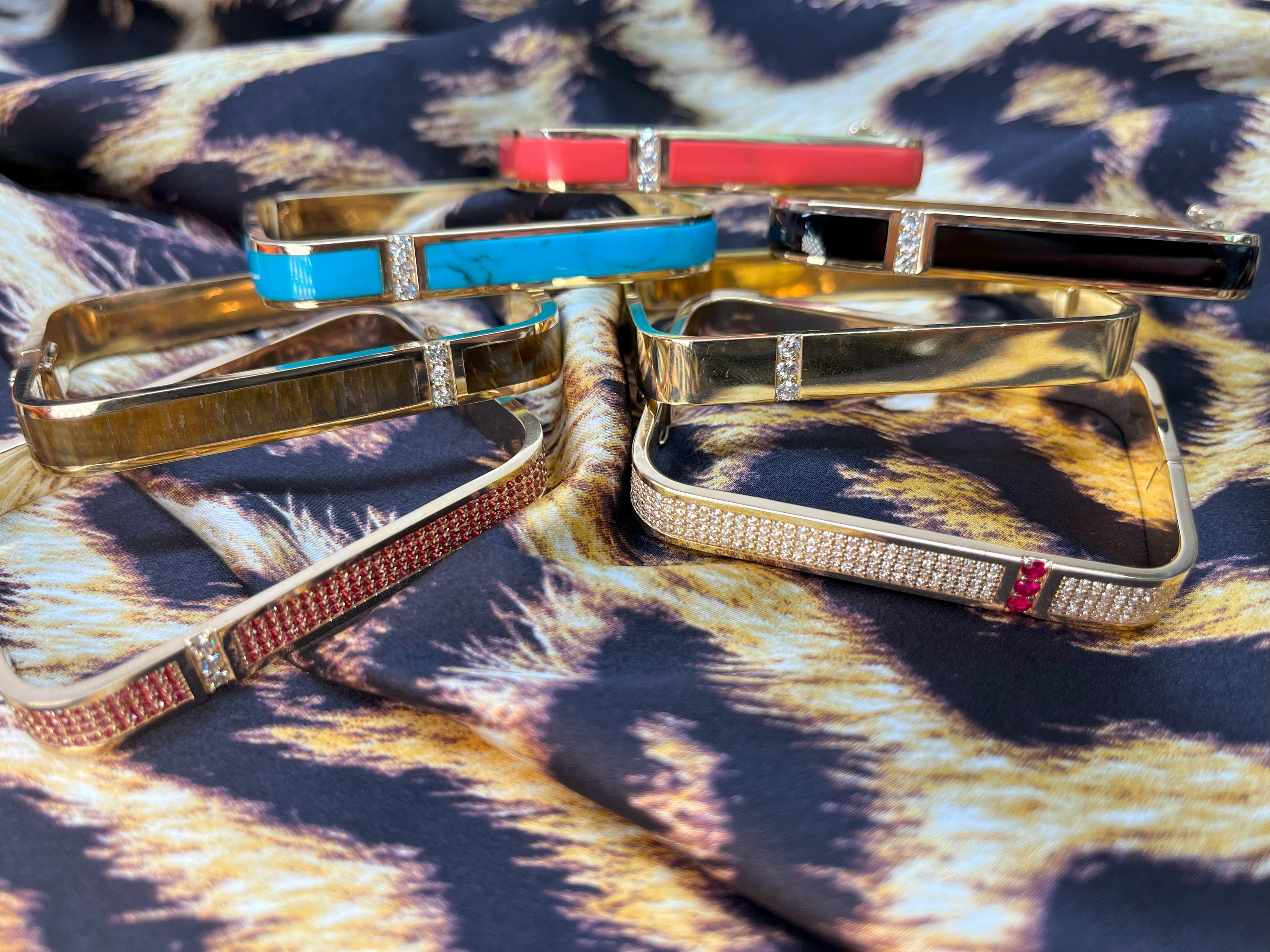 Lockdown Bangles with Inlay