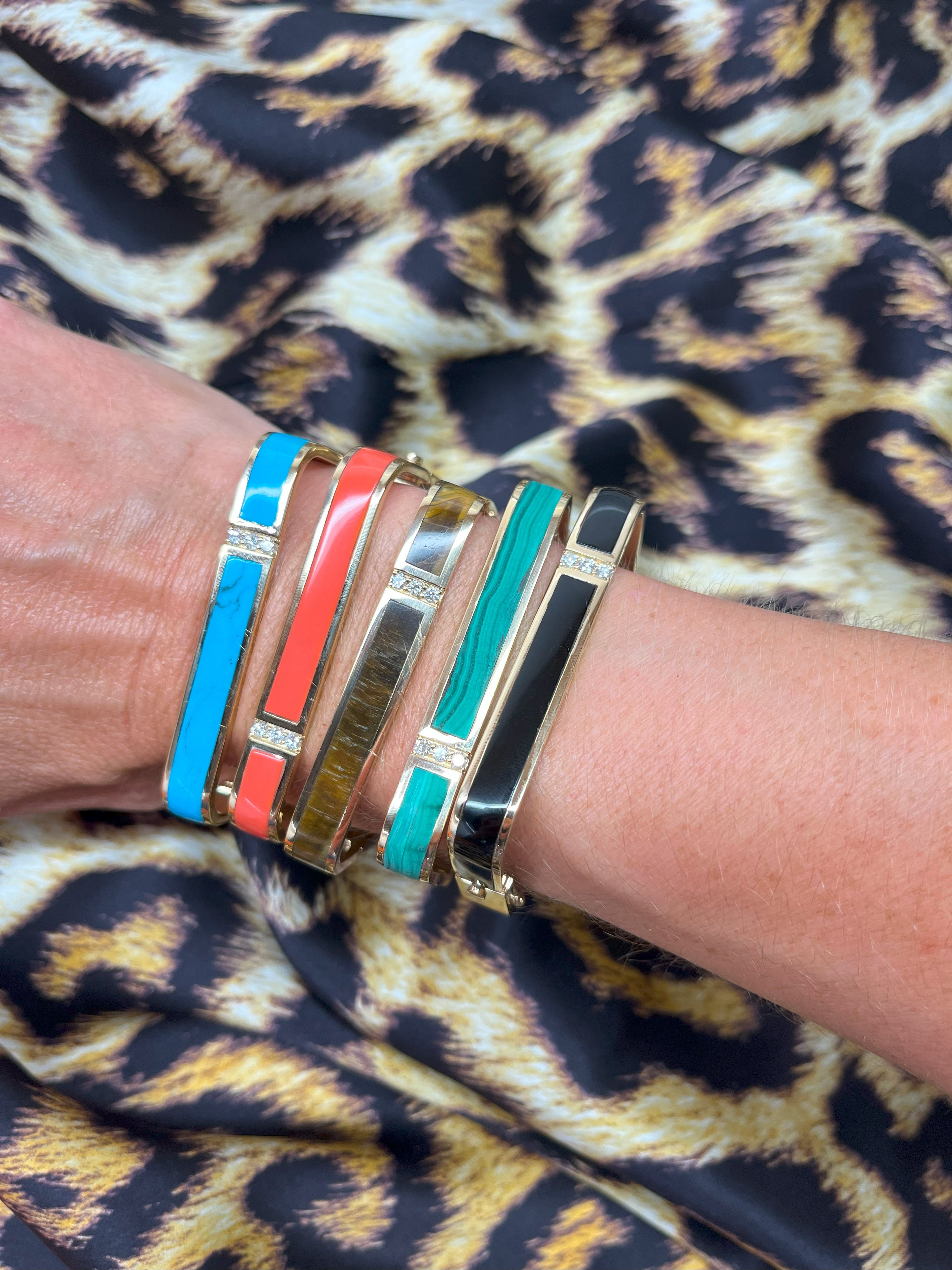 Lockdown Bangles with Inlay