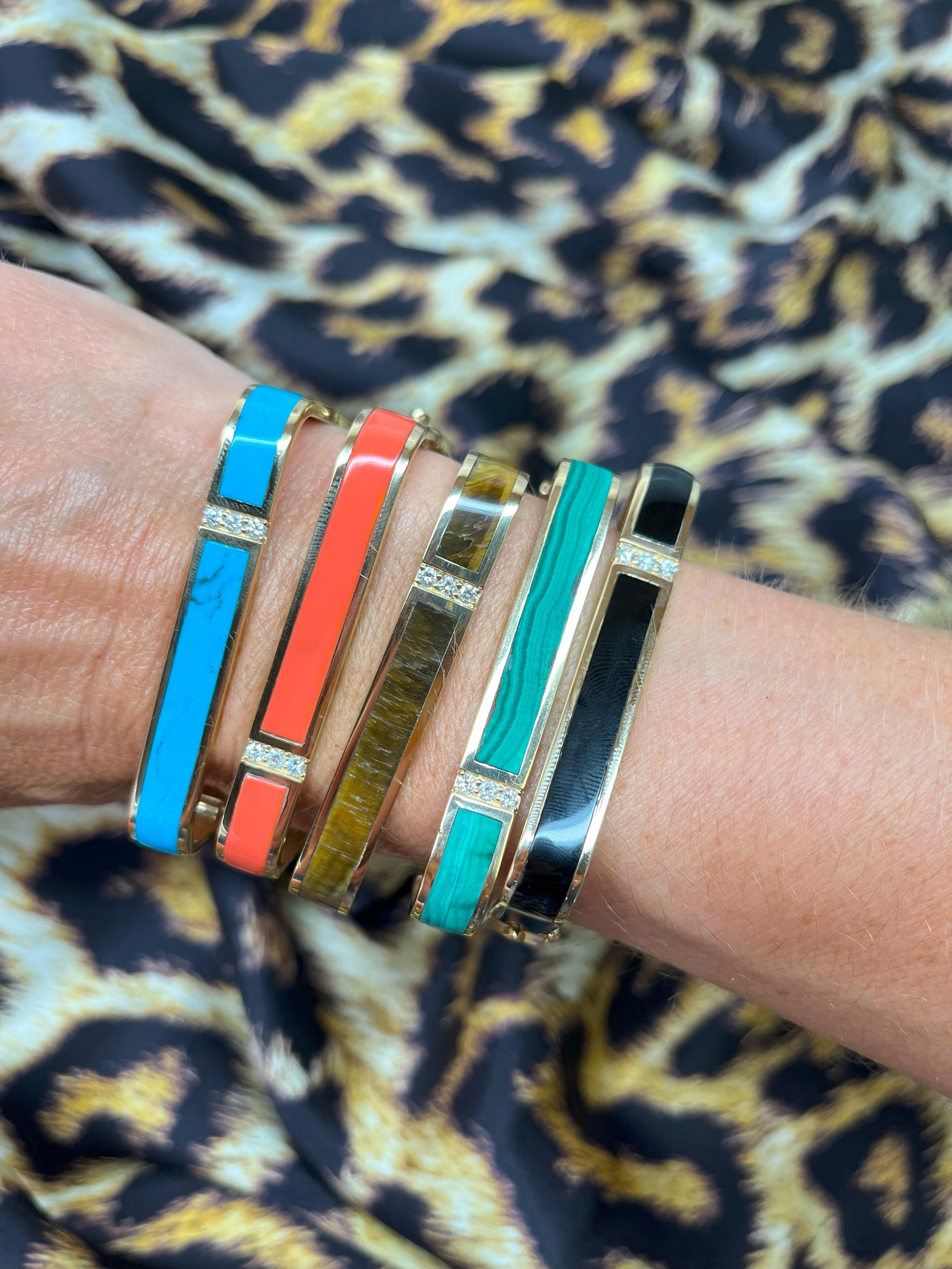 Lockdown Bangles with Inlay