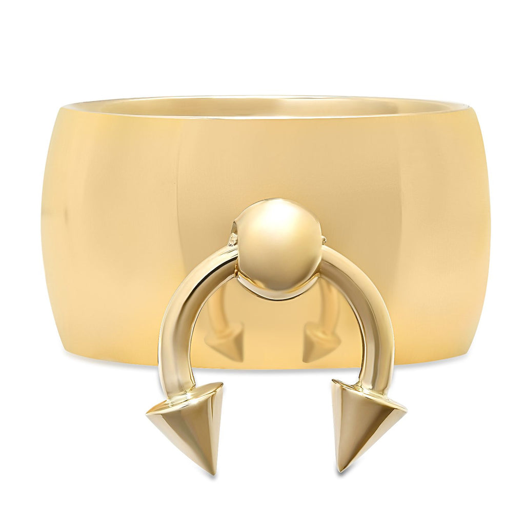 ESTABLIHED X STEPH METAL PIERCING RING