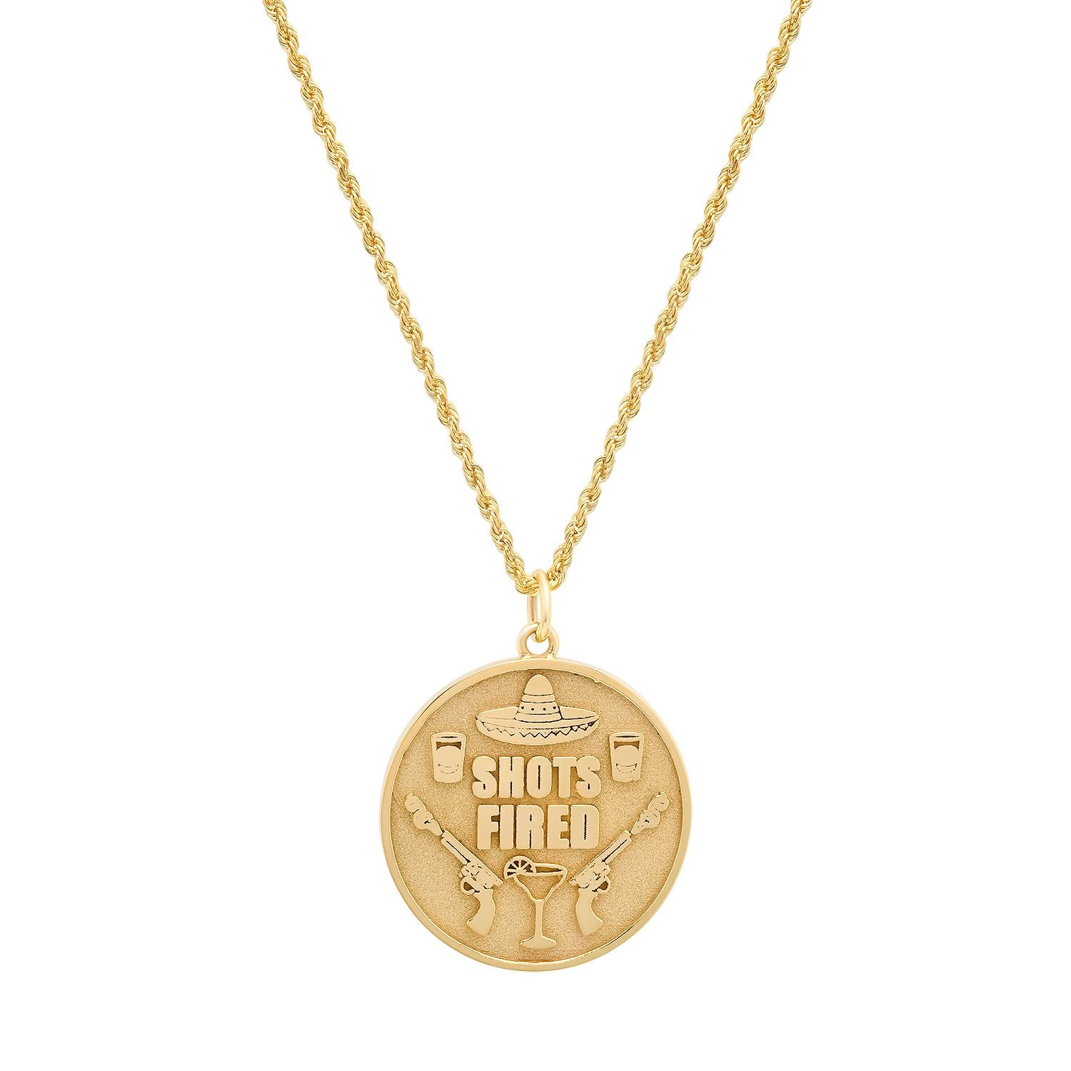 SHOTS FIRED NECKLACE