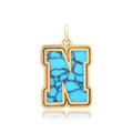 INITAL CHARM PENDANT NECKLACE
