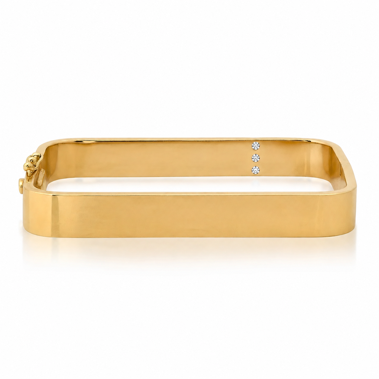 LOCKDOWN BANGLE WITH DIAMONDS