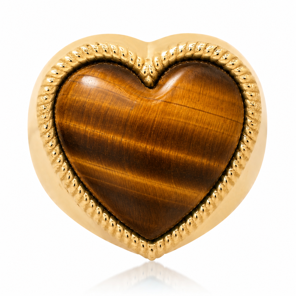 STONE HEART RING