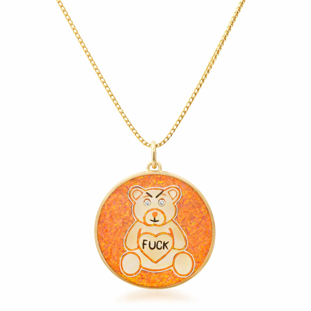 SWEAR BEAR NECKLACE