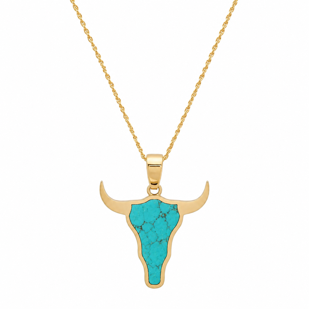 BULL HEAD NECKLACE