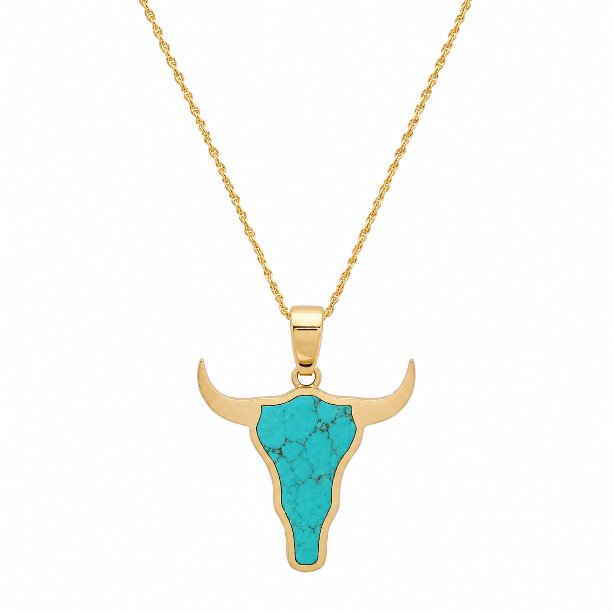 BULL HEAD NECKLACE