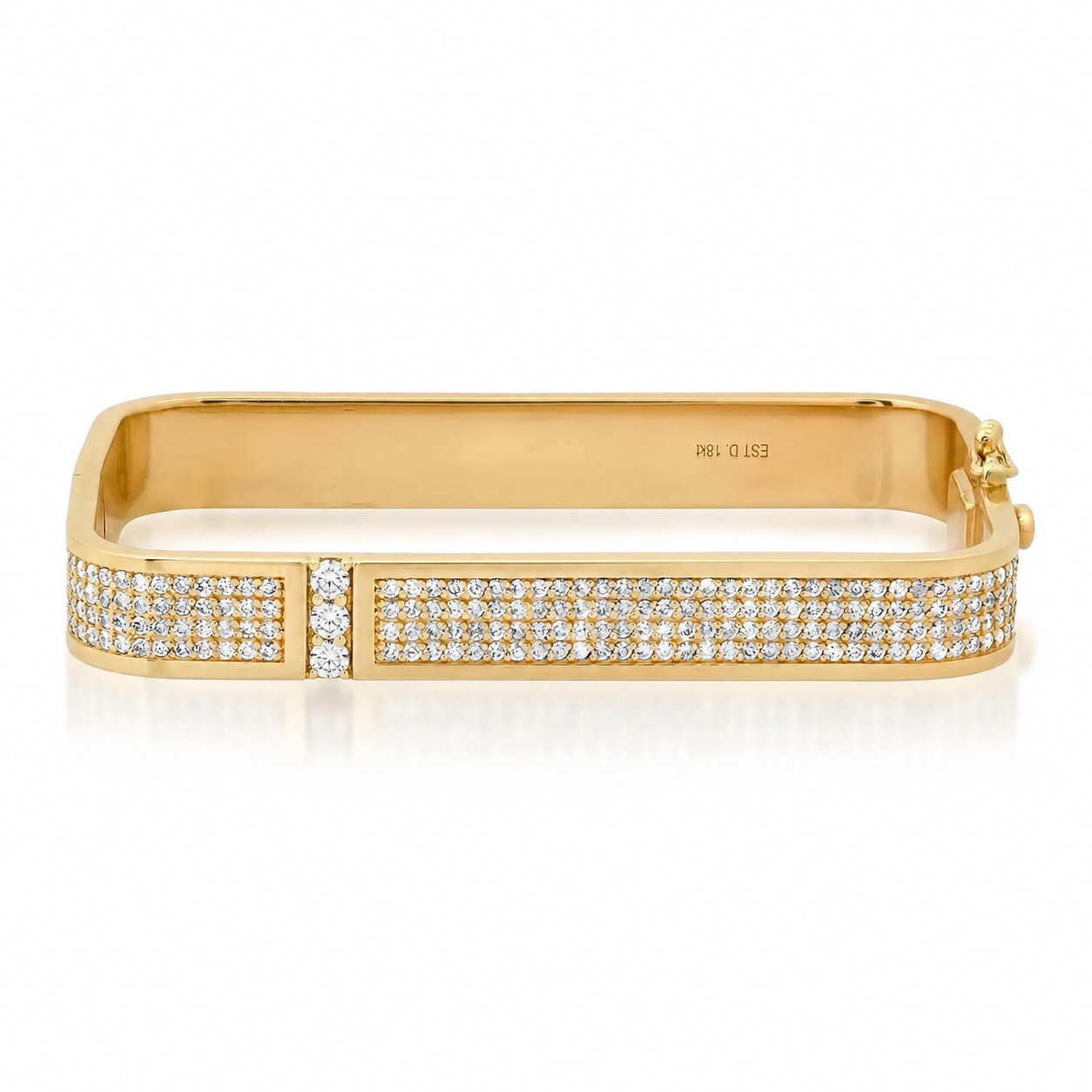 LOCKDOWN BANGLE WITH DIAMONDS