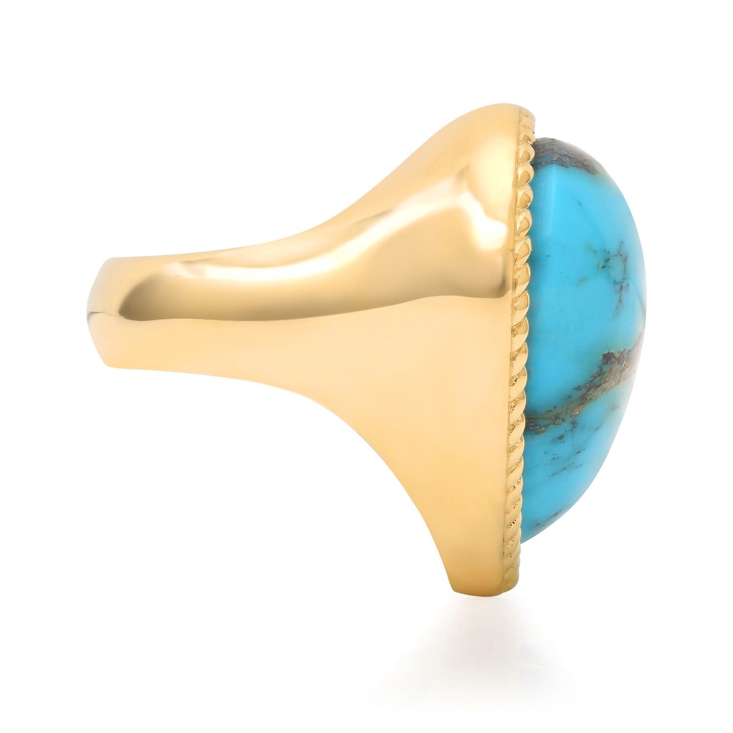 XL STONE HEART RING WITH DIAMOND
