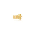 "BAD" STUD EARRING