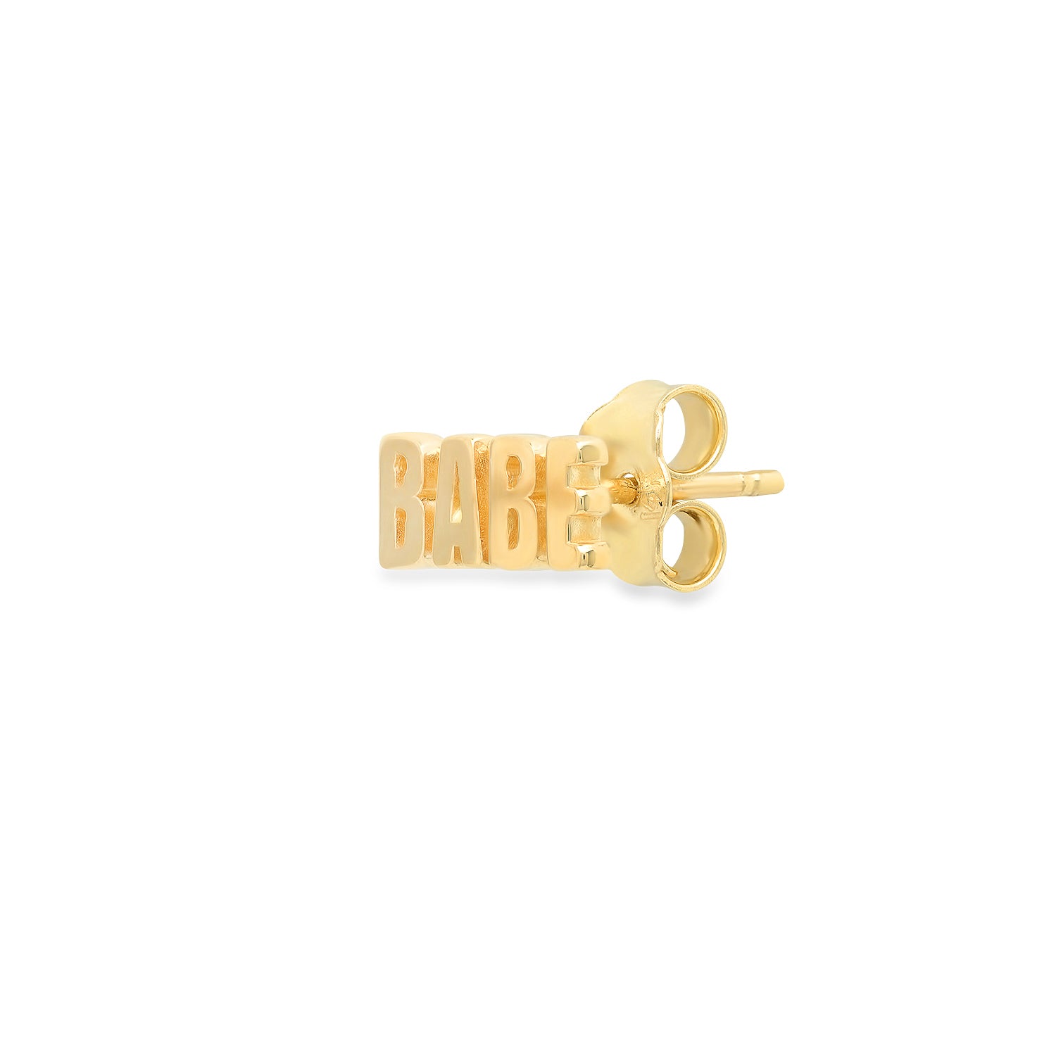 "BABE" Stud Earrings (single)