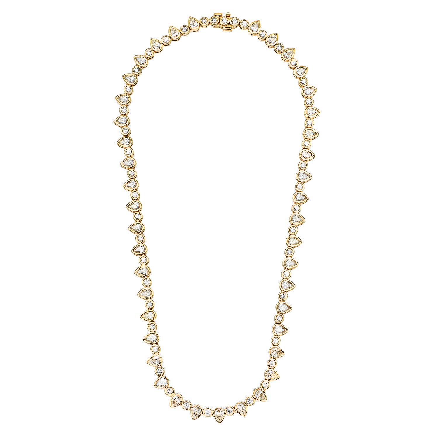 DIAMOND PEAR DROP NECKLACE