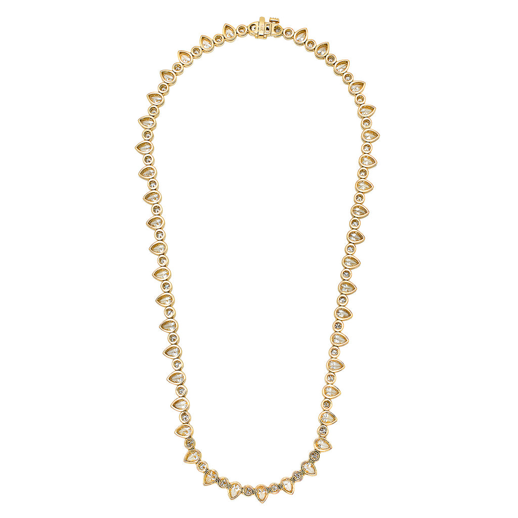 DIAMOND PEAR DROP NECKLACE