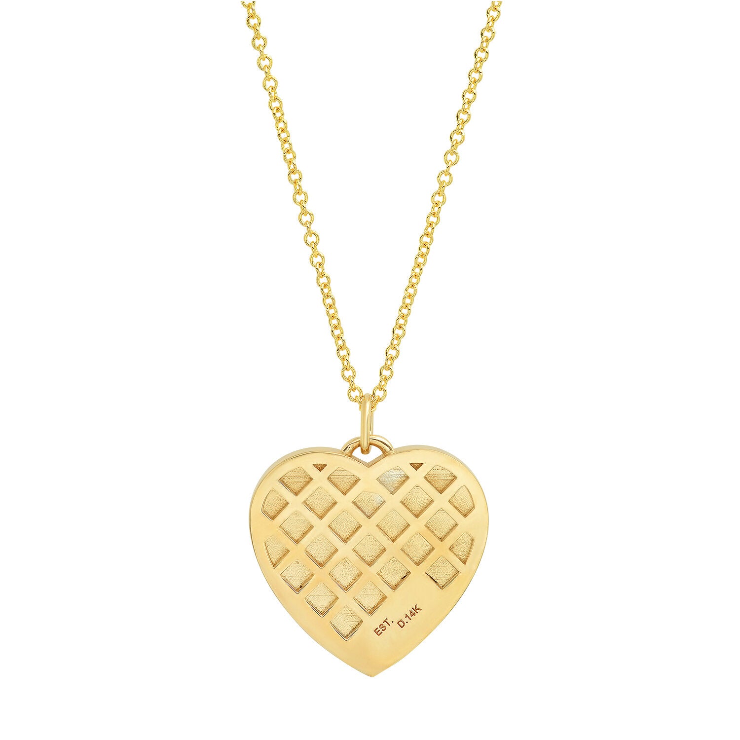 "RIDE OR DIE" HEART NECKLACE