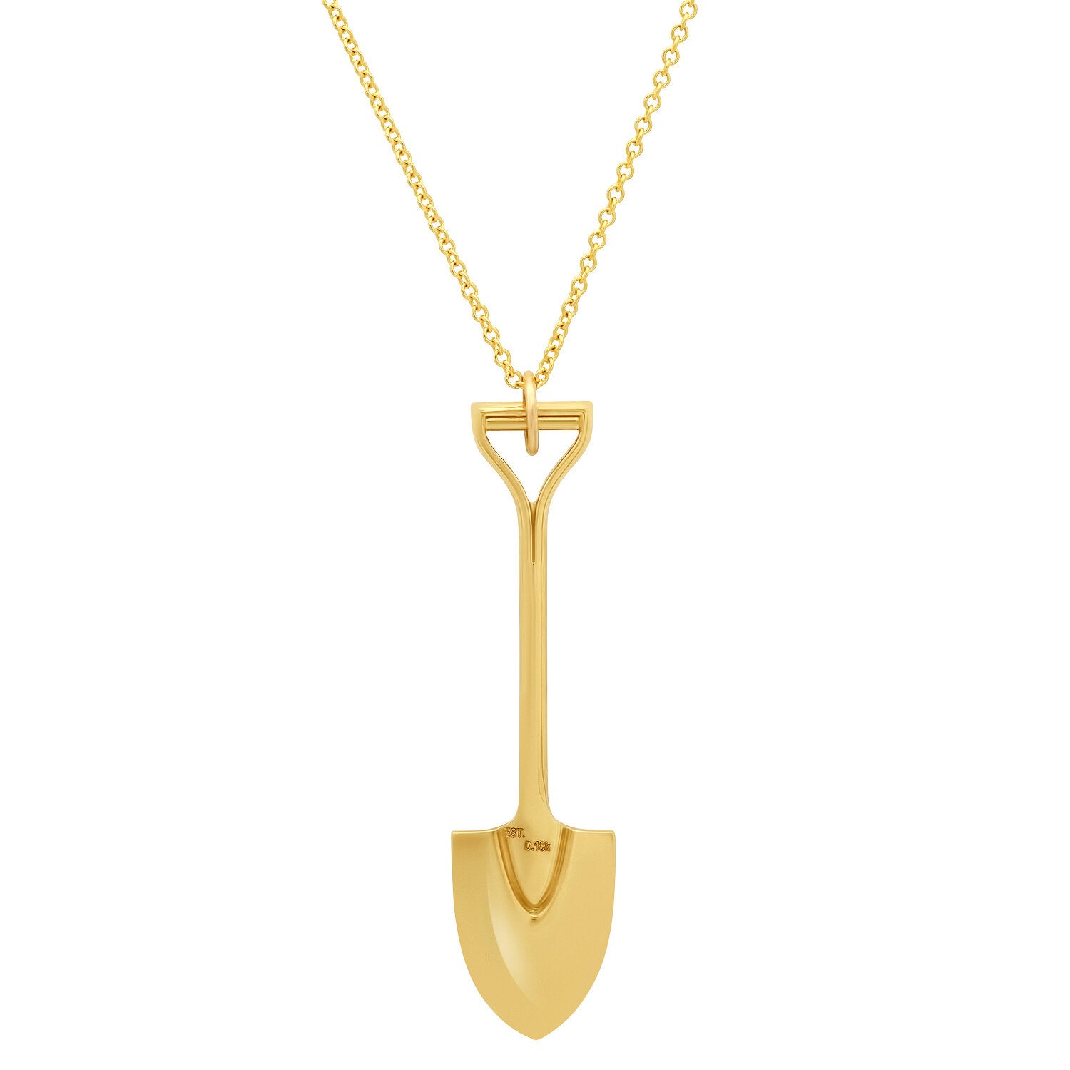 "I DIG YOU" SHOVEL NECKLACE