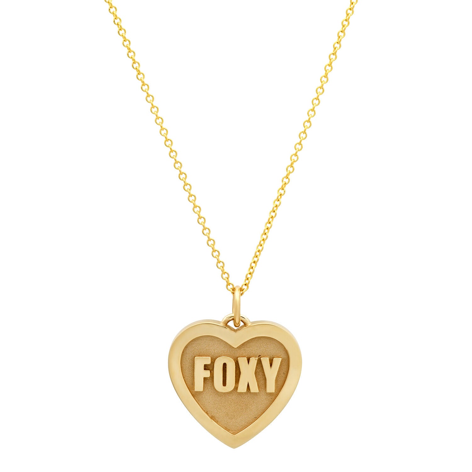 Foxy Heart Pendant Necklace
