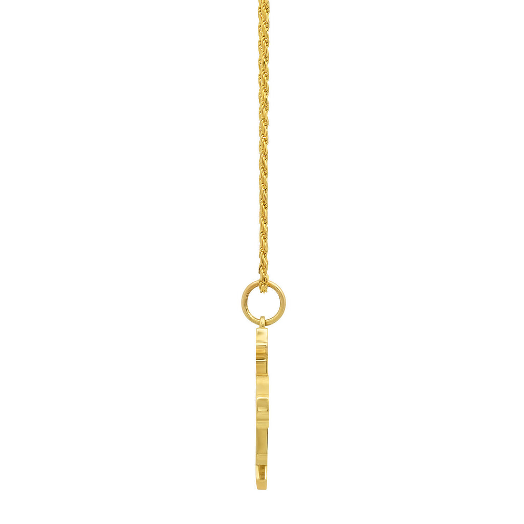 Cowgirl Silhouette Necklace