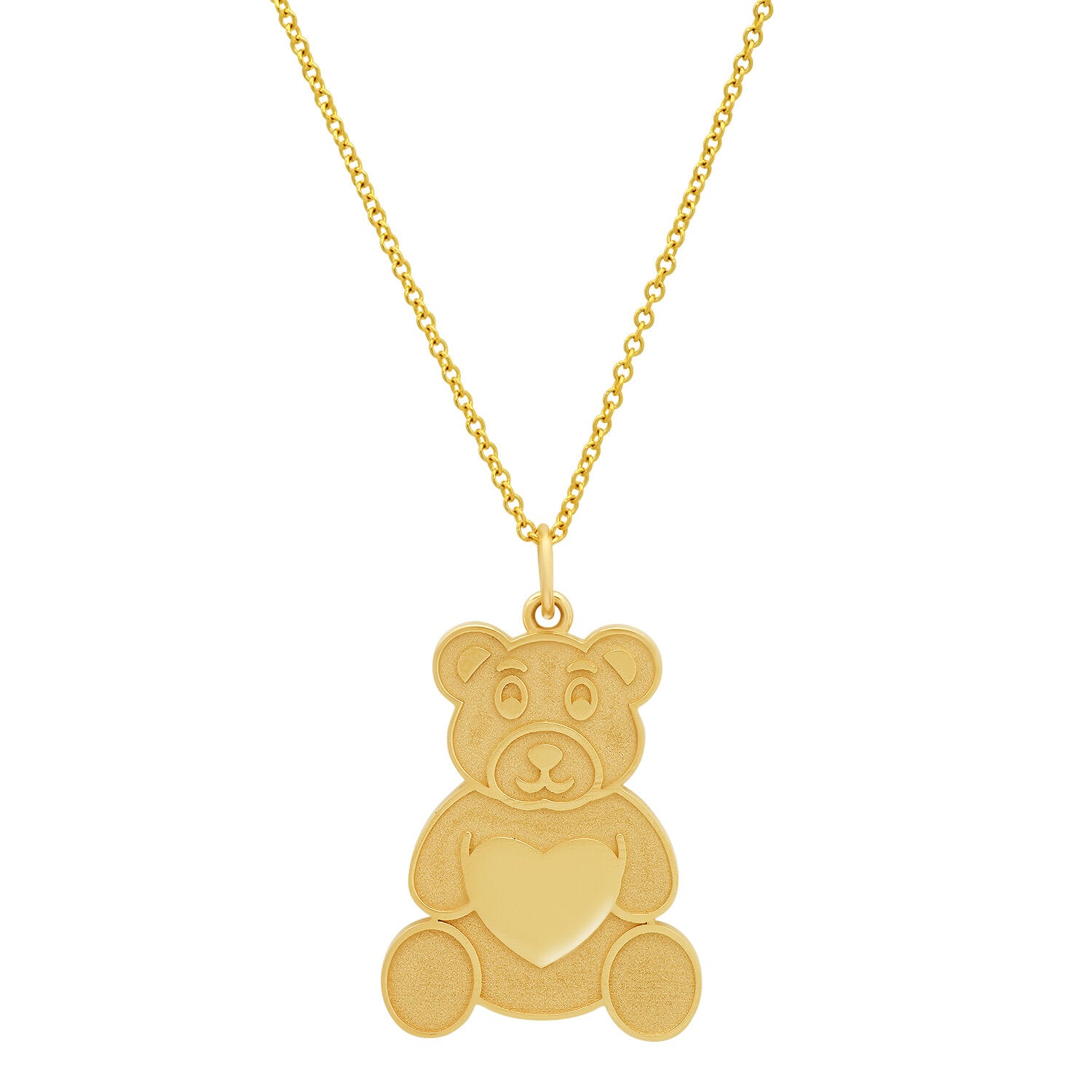 Teddy Bear Pendant Necklace