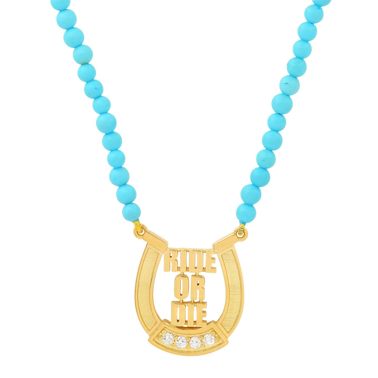 Ride or Die Turquoise Necklace
