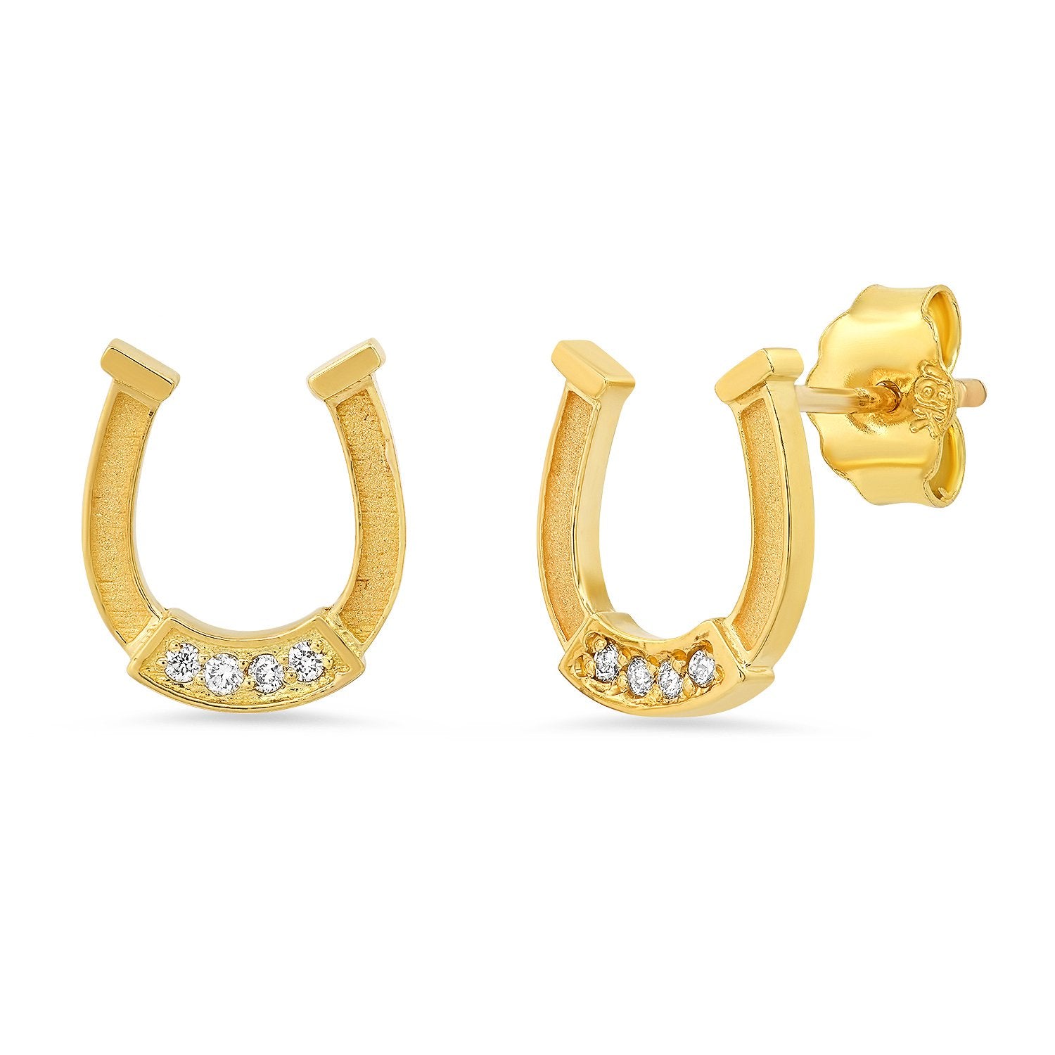 Mini Horseshoe Stud Earrings