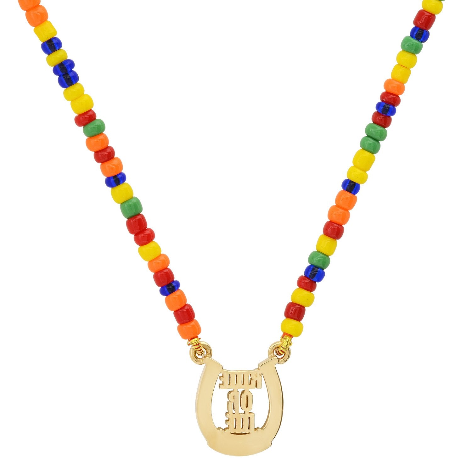 Mini Beaded Ride or Die Necklace
