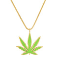 CANNABIS LEAF NECKLACE