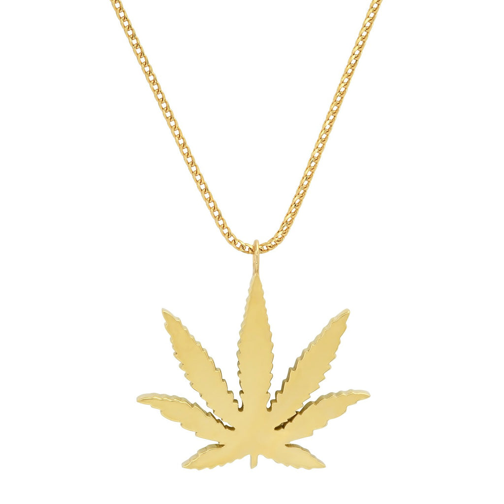 CANNABIS LEAF NECKLACE