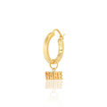 "BABE" HOOP EARRING
